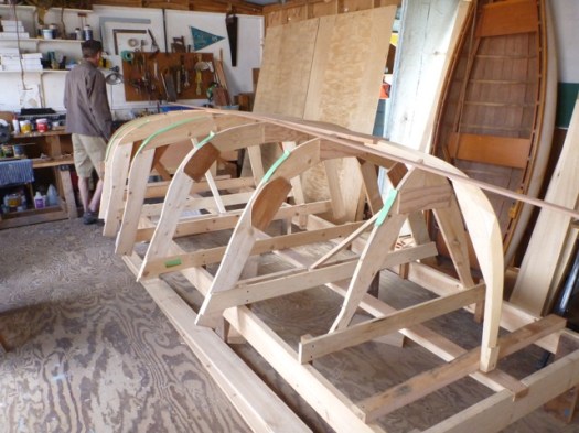 Gartside Riff all framed up and ready for planking